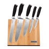 Eduard knife set with bamboo block